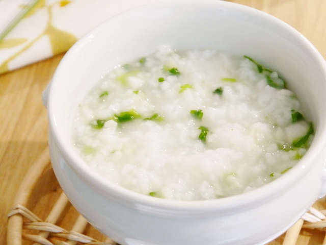 中華風のお粥で作った『七草粥』